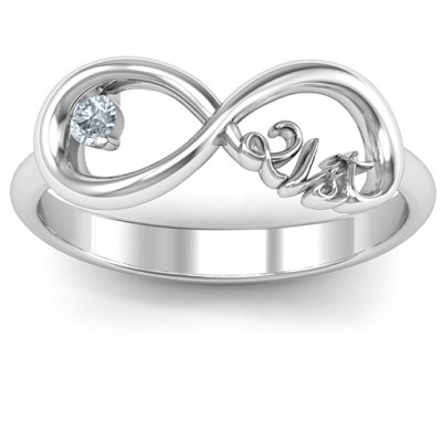 Celebrate 21 Infinity Ring - Handmade By AOL Special