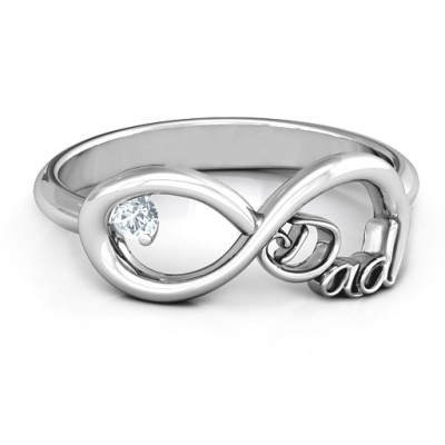Dad Infinity Ring - Handmade By AOL Special