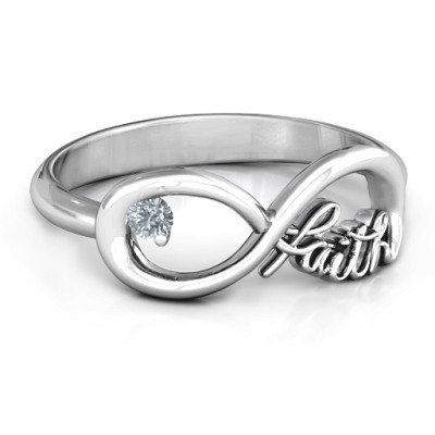 Faith Infinity Ring - Handmade By AOL Special