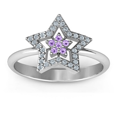 Floating Star with Halo Ring - Handmade By AOL Special