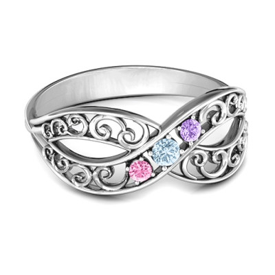 Forever Filigree Infinity Ring - Handmade By AOL Special