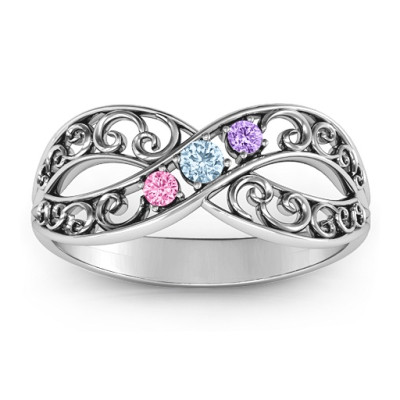 Forever Filigree Infinity Ring - Handmade By AOL Special