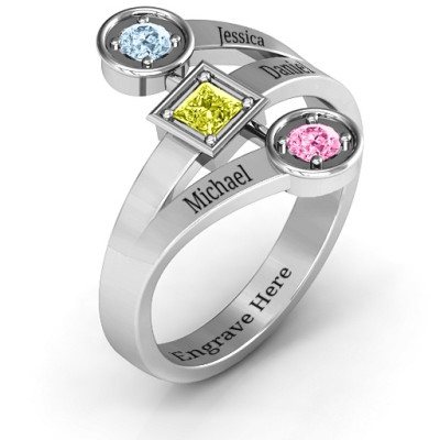 Modern Birthstone Ring - Handmade By AOL Special