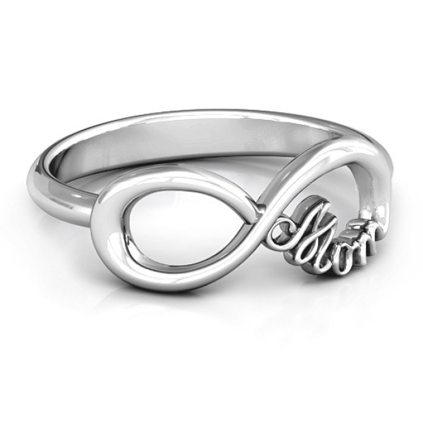 Mom's Infinite Love Ring - Handmade By AOL Special