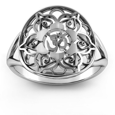 Om Mandala Ring - Handmade By AOL Special