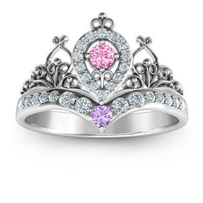 Queen Of My Heart Tiara Ring - Handmade By AOL Special