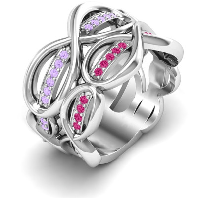 Ravishing Love Infinity Ring - Handmade By AOL Special
