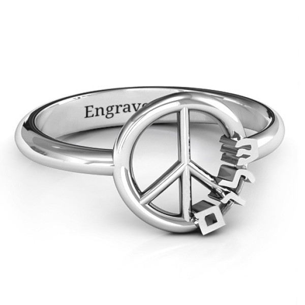 Shalom Peace Ring - Handmade By AOL Special