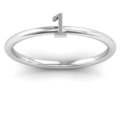 Stackr Number Ring - Handmade By AOL Special