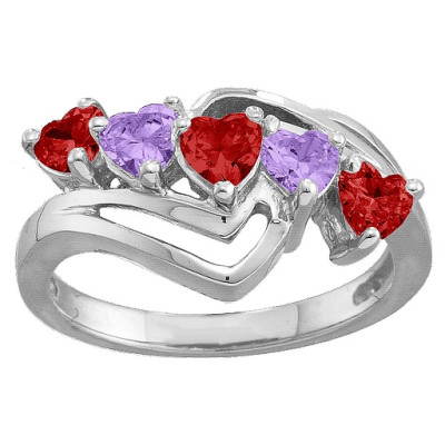 Starburst Heart Ring - Handmade By AOL Special