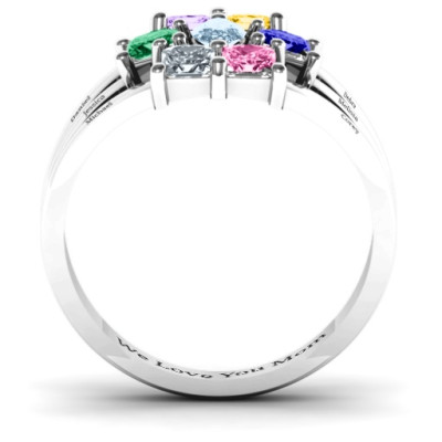 Sterling Silver Charlotte Centre Marquise and Princess Ring - Handmade By AOL Special