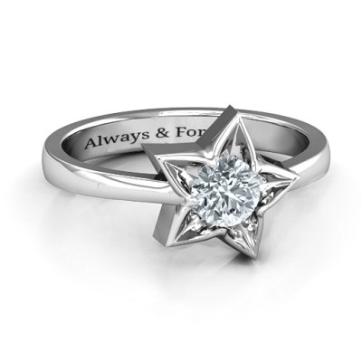Sterling Silver Superstar Ring - Handmade By AOL Special