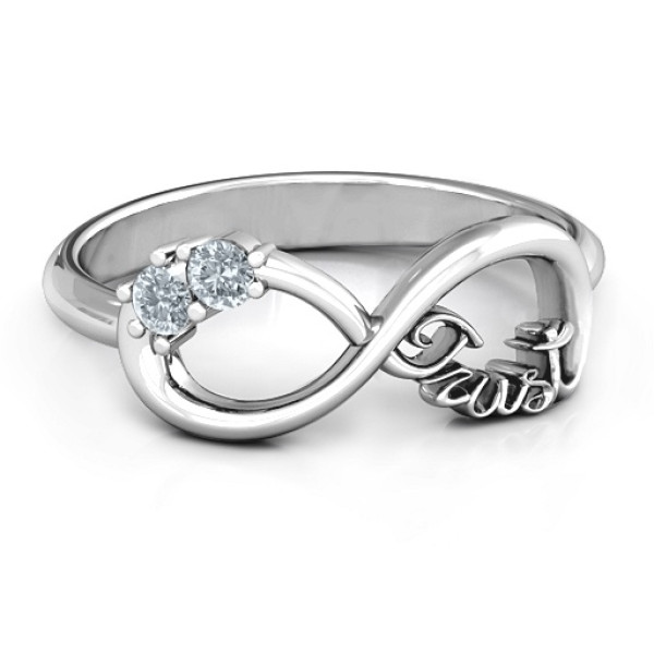 Sterling Silver Trust Infinity Ring - Handmade By AOL Special
