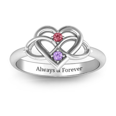 Together Forever Two-Stone Ring - Handmade By AOL Special