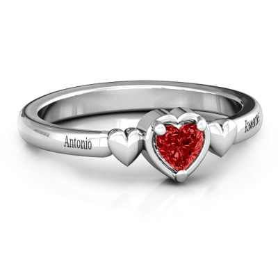 Triple Heart Ring - Handmade By AOL Special