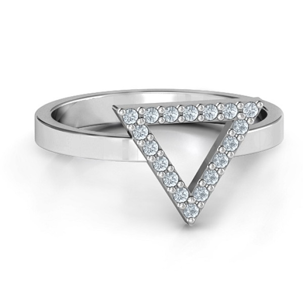 Your Best Triangle with Accents Ring - Handmade By AOL Special
