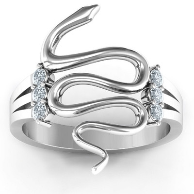 Zig Zag Snake Ring - Handmade By AOL Special