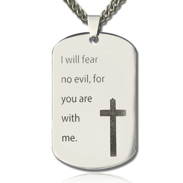 Military Dog Tag Name Necklace - Handmade By AOL Special