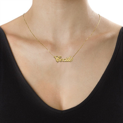 18ct Gold and Diamond Name Necklace - Handmade By AOL Special