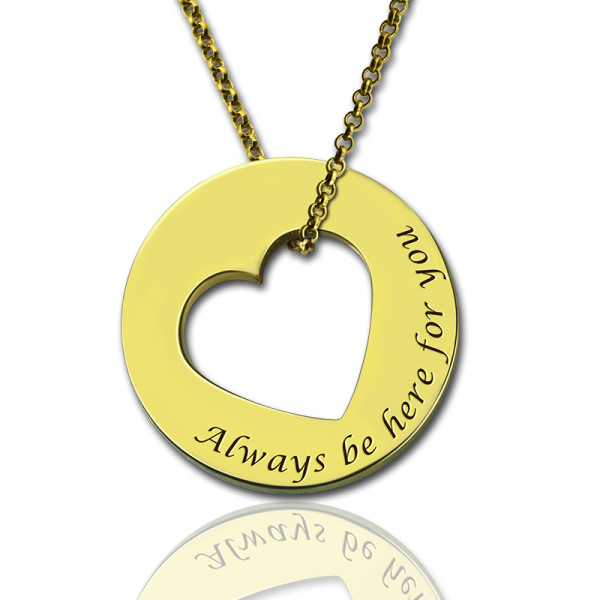 Always Be Here For You Promise Necklace - Handmade By AOL Special