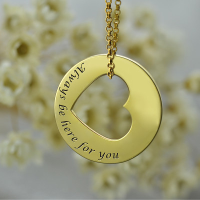Always Be Here For You Promise Necklace - Handmade By AOL Special