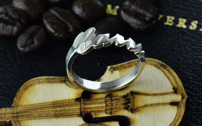 Your Carrie Name Ring: Crafted with Love, From Our Hands to Yours
