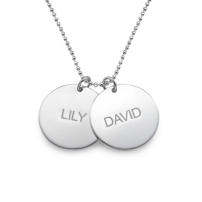 Personalized Multi Disc Necklace - Handmade By AOL Special