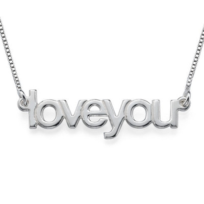 I Love You Necklace - Handmade By AOL Special