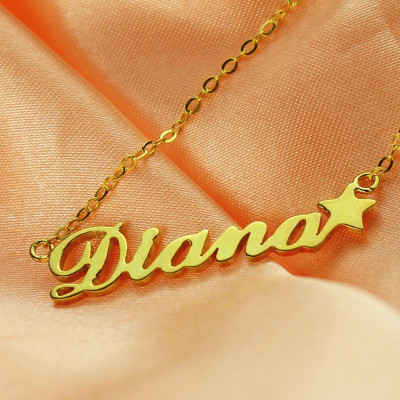 Custom Your Own Name Necklace "Carrie" - Handmade By AOL Special