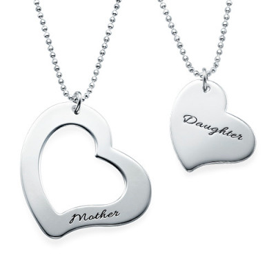 Mum is My Heart Mother Daughter Necklaces - Handmade By AOL Special