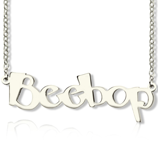 Personalized Letter Name Necklace Sterling Silver - Handmade By AOL Special