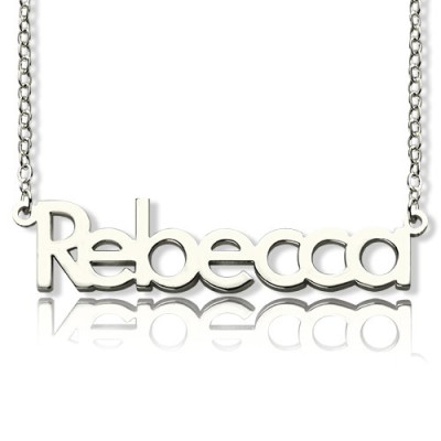 Make Your Own Name Necklace Sterling Silver - Handmade By AOL Special