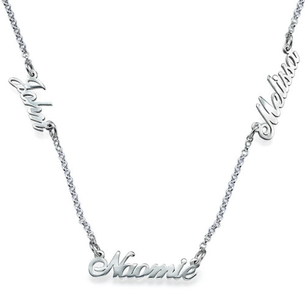 Personalized Jewelry for Mums - Multiple Name Necklace - Handmade By AOL Special