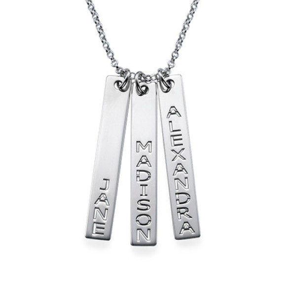 Silver Children’s Name Tag Necklace - Handmade By AOL Special