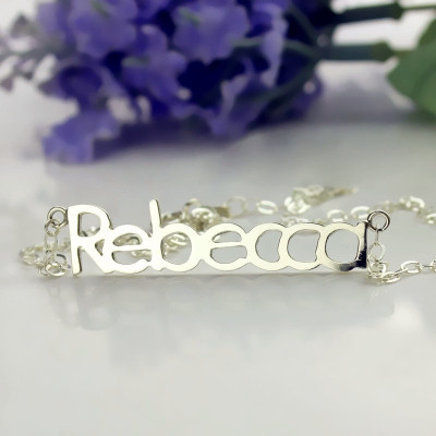 Make Your Own Name Necklace Sterling Silver - Handmade By AOL Special