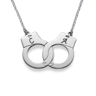 Sterling Silver Handcuff Necklace - Handmade By AOL Special