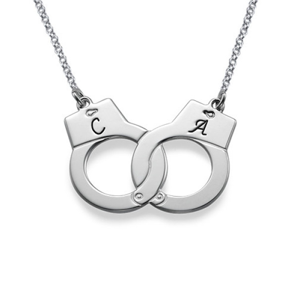 Sterling Silver Handcuff Necklace - Handmade By AOL Special