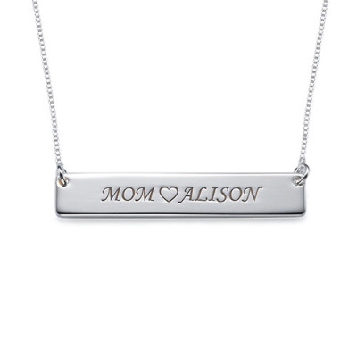 Nameplate Necklace in Sterling Silver - Handmade By AOL Special