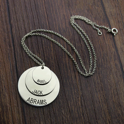 Jewelry For Moms - Three Disc Necklace - Handmade By AOL Special