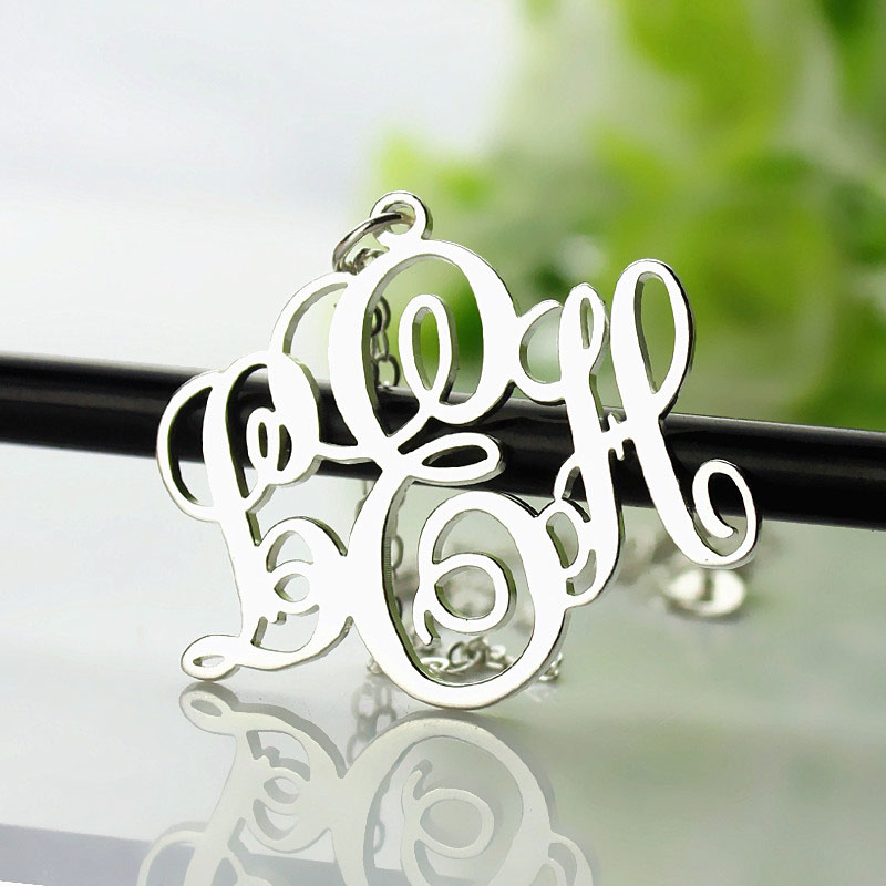 Custom Handmade Personalized Monogram Necklace