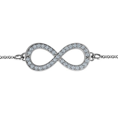 Personalized Accented Infinity Bracelet - Handmade By AOL Special