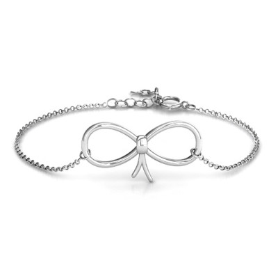 Personalized Classic Bow Bracelet - Handmade By AOL Special