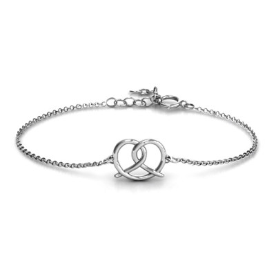 Personalized Love Knot Bracelet - Handmade By AOL Special