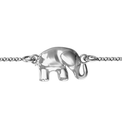 Personalized Lucky Elephant Bracelet - Handmade By AOL Special
