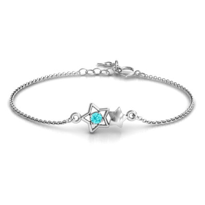 Personalized Me and My Shadow Star Bracelet - Handmade By AOL Special