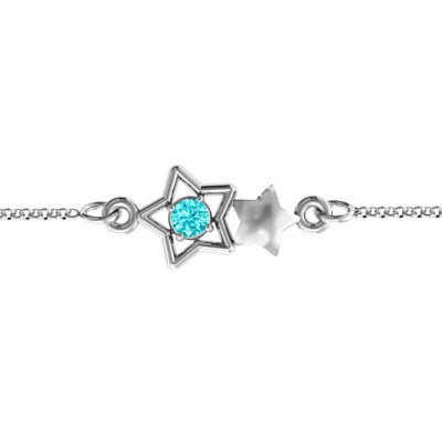 Personalized Me and My Shadow Star Bracelet - Handmade By AOL Special