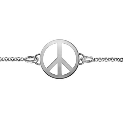Personalized Shanti Peace Bracelet - Handmade By AOL Special