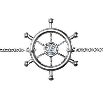 Personalized Ship's Wheel Bracelet - Handmade By AOL Special