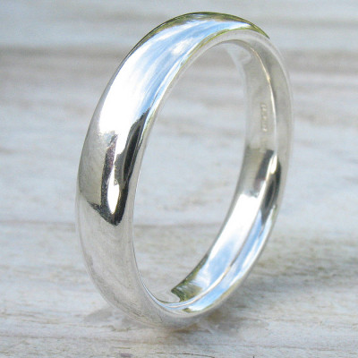 Handmade Comfort Fit Silver Ring - Handmade By AOL Special