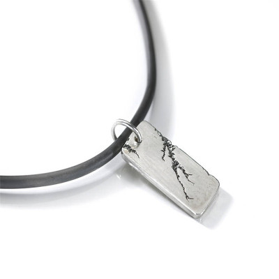 Mens Strike Silver Pendant - Handmade By AOL Special